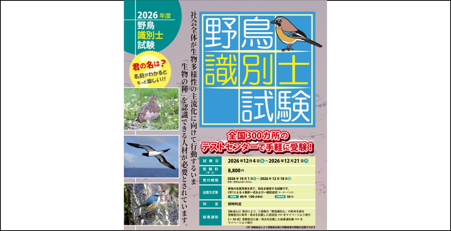 野鳥識別士試験 | カテゴリで探す